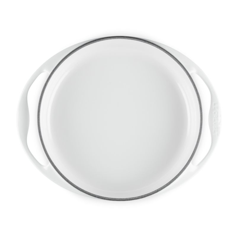 Le Creuset ® Heritage Traditional 2-Qt. White Round Tarte Tatin Dish - Image 1