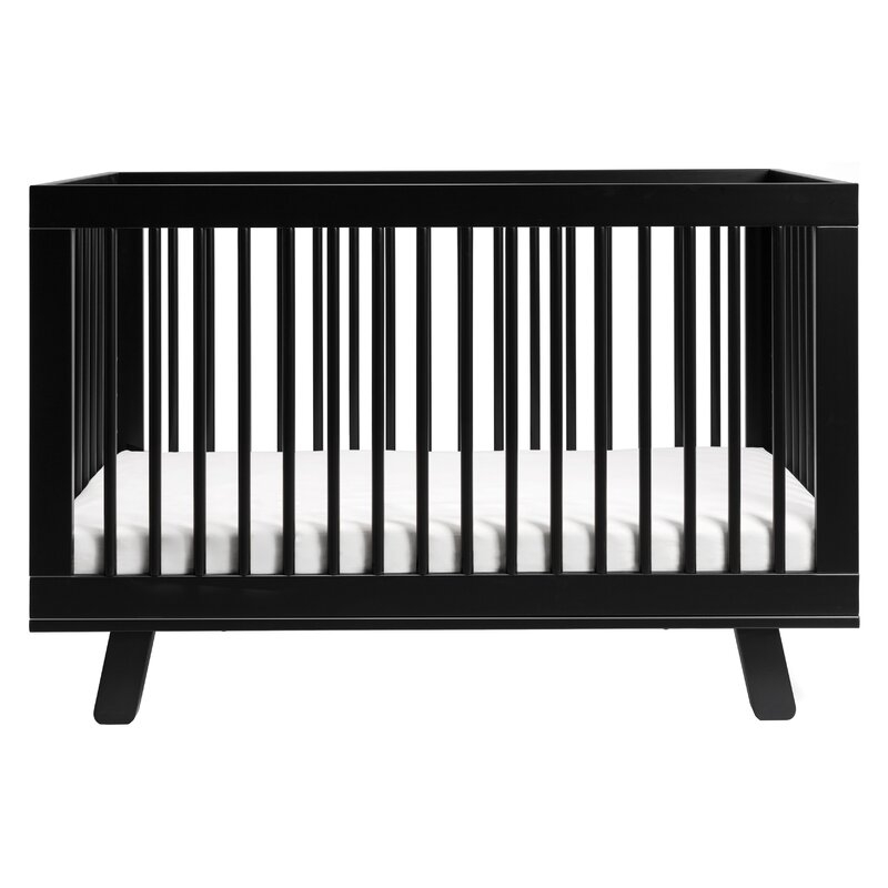 Hudson 3-in-1 Standard Convertible Crib Color: Black - Image 0