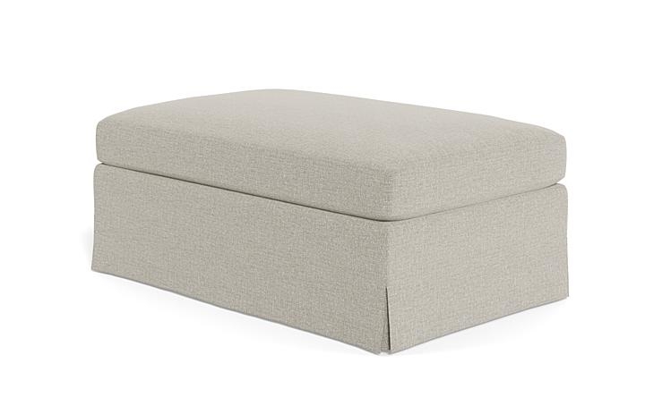 Sloan Slipcovered Ottoman - Image 2
