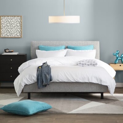 Eisley Upholstered Low Profile Platform Bed - Image 0
