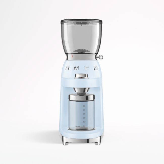 SMEG Pastel Blue Retro Coffee Grinder - Image 0
