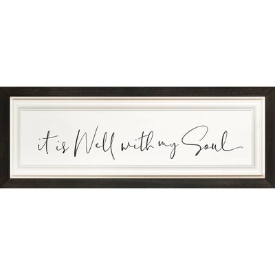 Picture Frame Textual Art Print on Wood - Image 0
