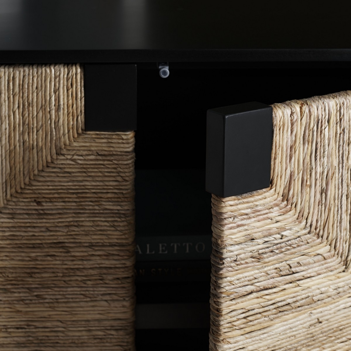 Roseanne Banana Stem Sideboard - Black/Natural - Image 3