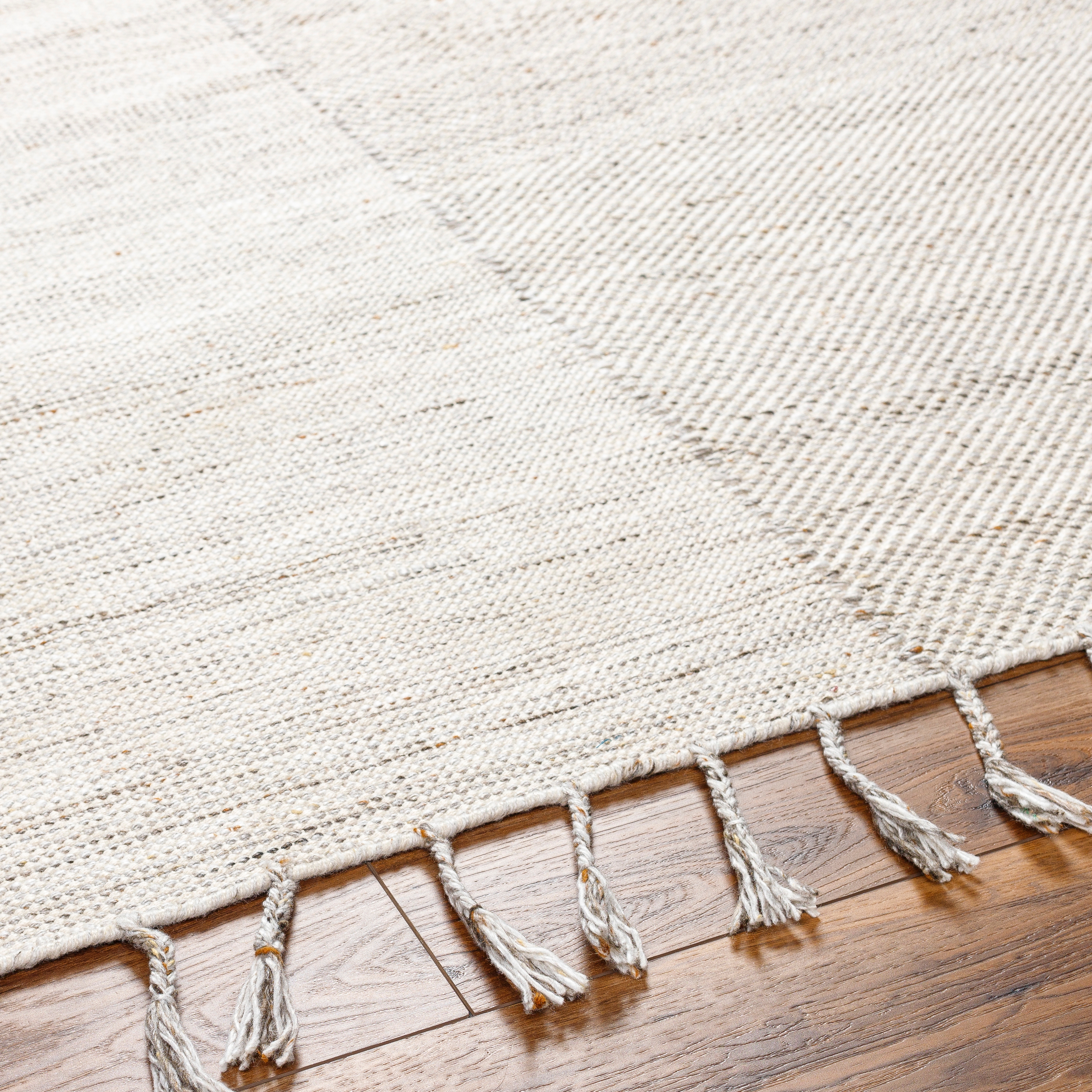 Esther Beige Indoor 8' x 10' Handmade Rug - Image 3