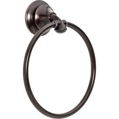 Linden™ Wall Mount Round Closed Towel Ring Bath Hardware Accessory - Image 0
