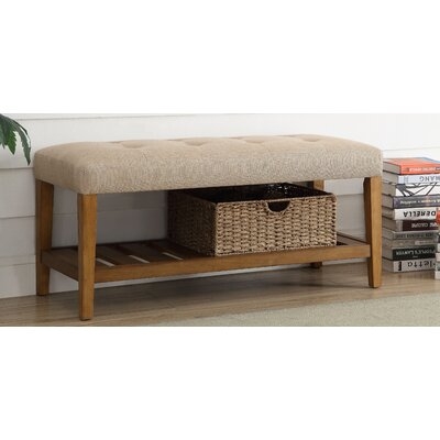 Warwickshire Wood Storage Bench - Image 0