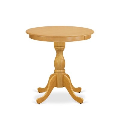 Smithson 3F20A9BA78C14EC5AF46F6FCADBABBC0 Beautiful Small Table With Oak Color Table Top Surface And Asian Wood Small Dining Table Wooden Legs - Oak Finish - Image 0