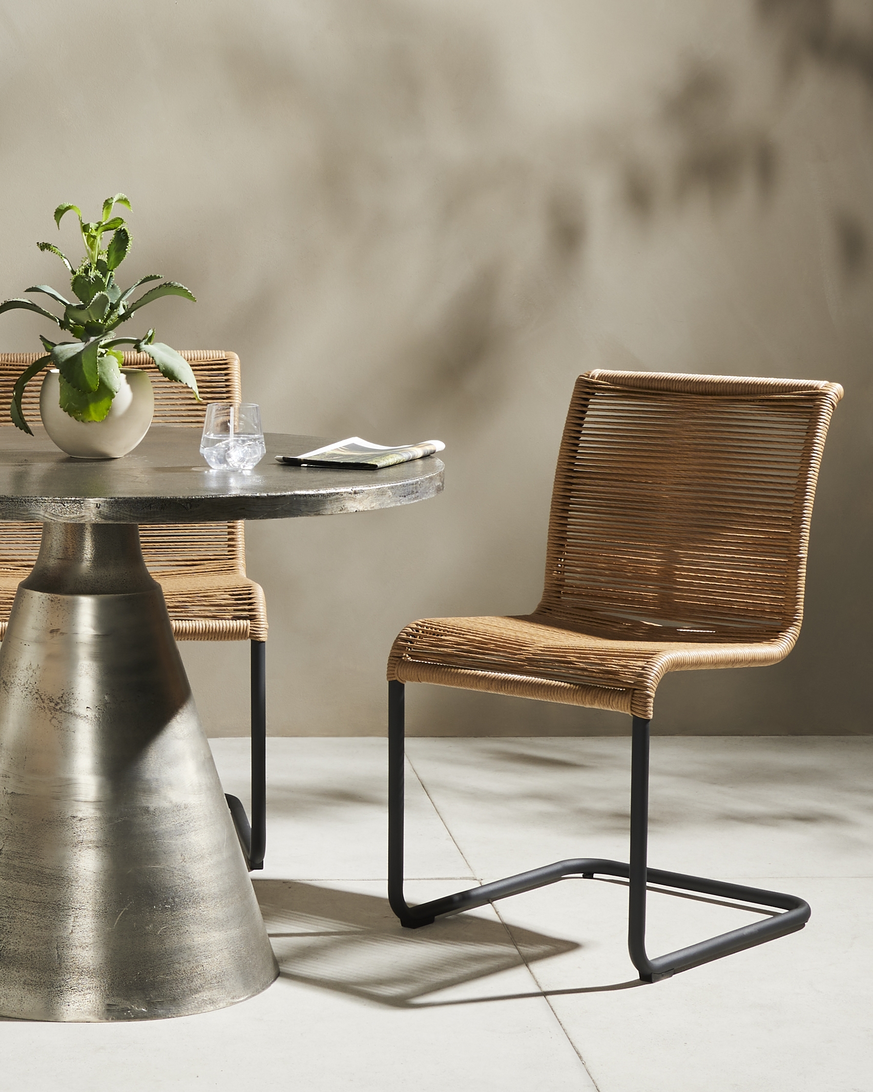 Grover Outdoor Dining Chair - Vintage Natural - Image 11