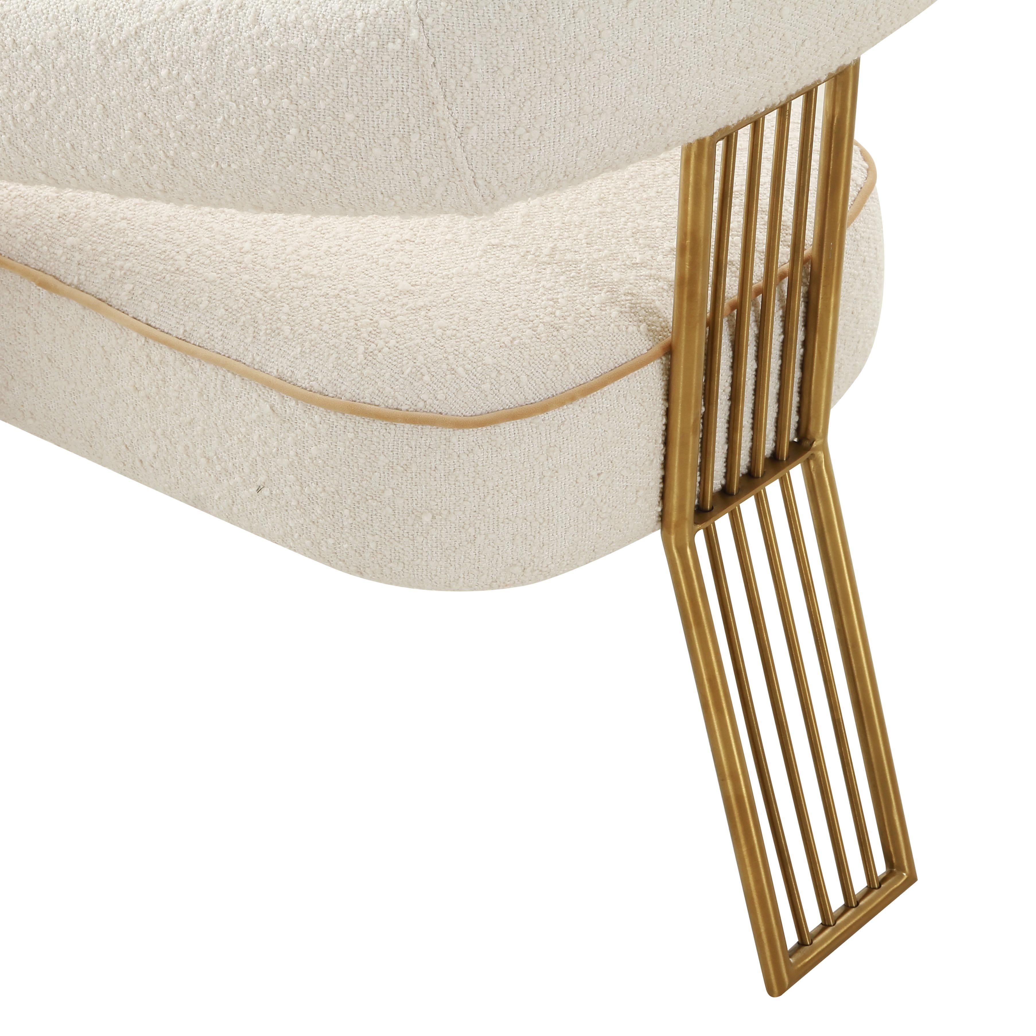 Corralis Cream Boucle Dining Chair - Image 3