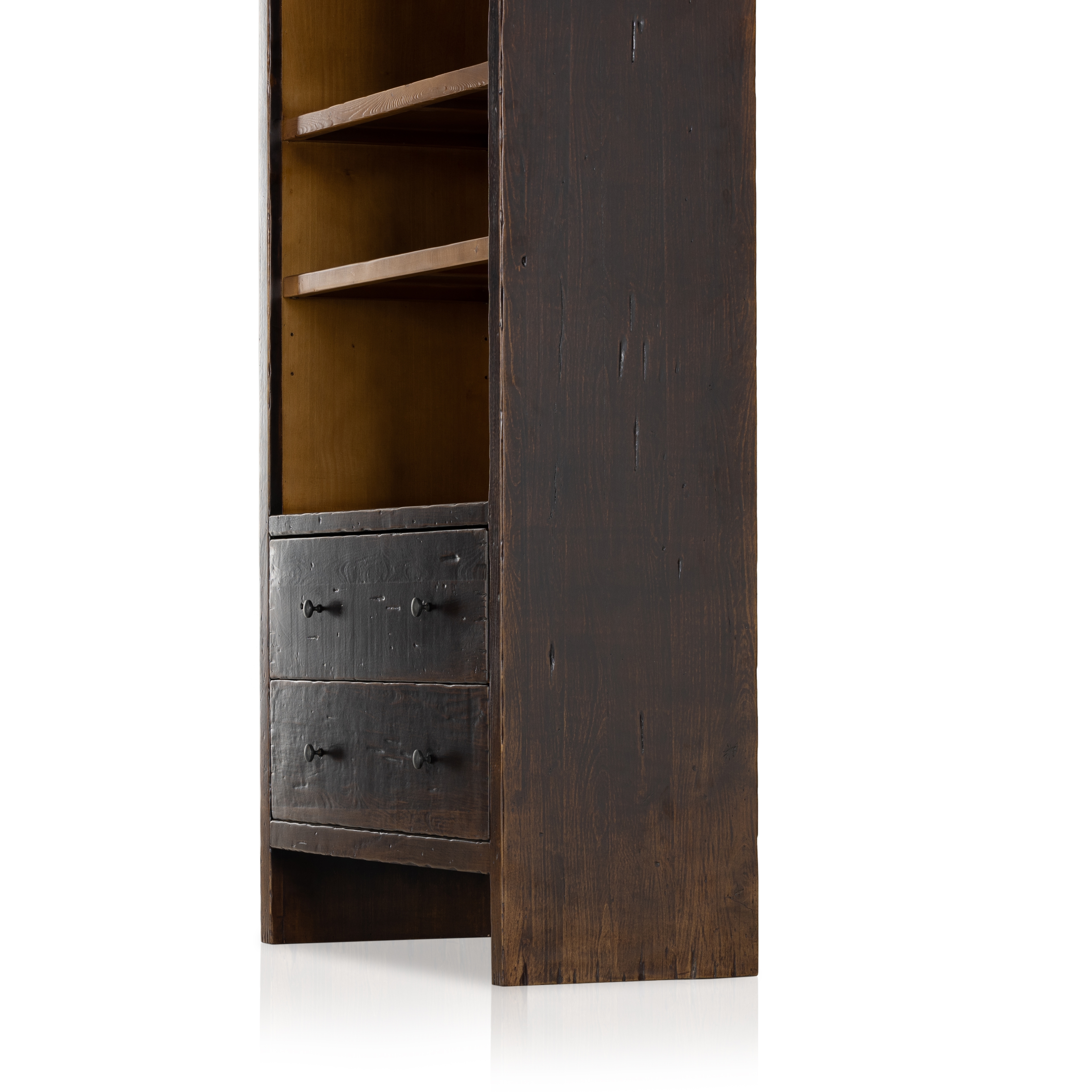 Macgregor Bookcase-Distressed Walnut - Image 2