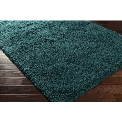 Metropolitan Blue Indoor 2'6" x 8' Handmade Rug - Image 1