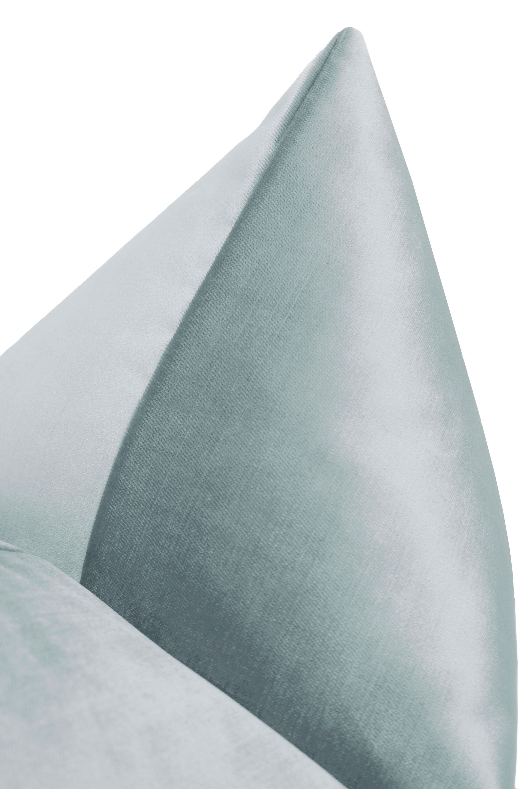 FAUX SILK VELVET // MINERAL - 20" X 26" STANDARD SHAM - Image 2