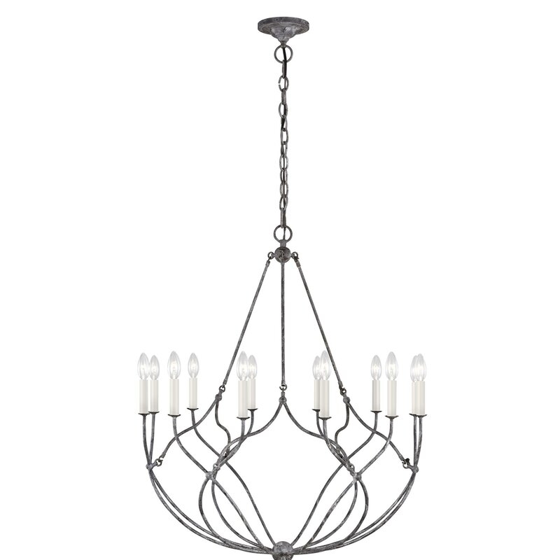 Visual Comfort Studio Richmond 12 - Light Candle Style Empire Chandelier by Chapman & Myers - Image 0