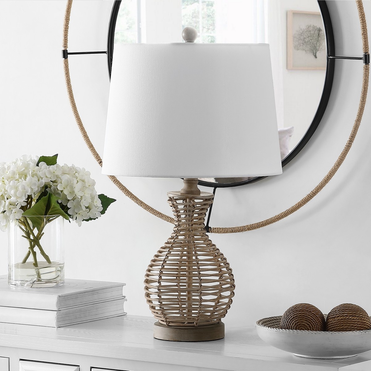 Flora 24" Table Lamp - Natural - Image 1