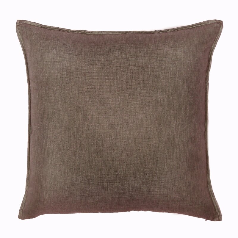 TOSS by Daniel Stuart Studio Feathers Throw Pillow Color: Pine Cone - Image 0