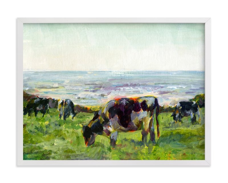 Marin Cows Limited Edition Fine Art Print 1 - Image 0
