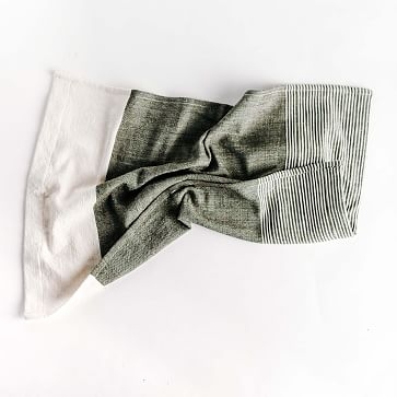 Chesapeake Handwoven Cotton Tea Towel Grey - Image 3