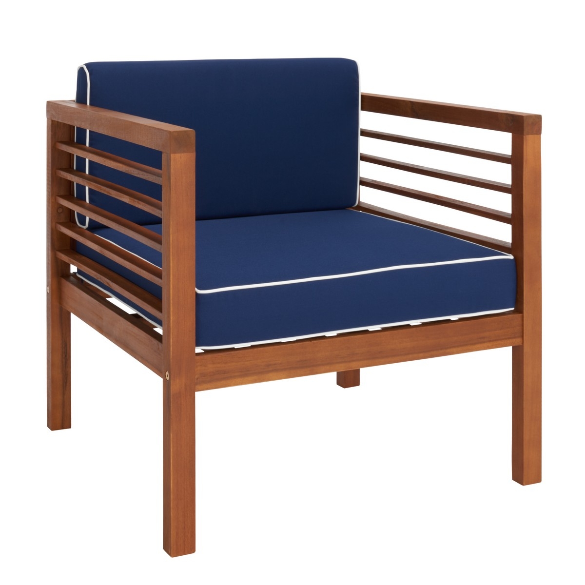 Alda 4 Pc Living Set - Natural/Nvy + Trellis P - Safavieh - Image 7