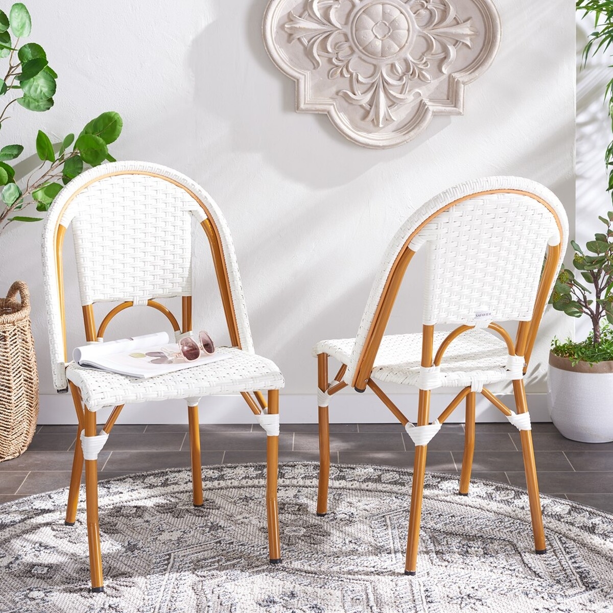 California Side Chair - White - Safavieh - Image 2