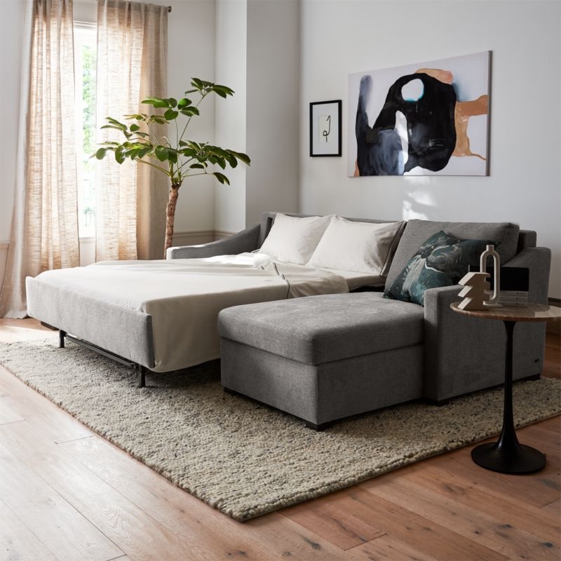 Fuller 2-Piece Queen Sleeper Sectional Sofa with Chaise Lounge - Image 3