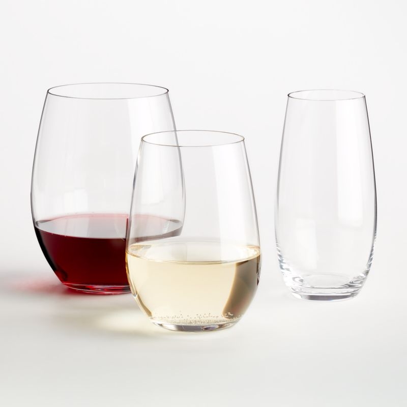Riedel O Stemless Cabernet/Merlot Wine Glasses, Set of 2 - Image 1