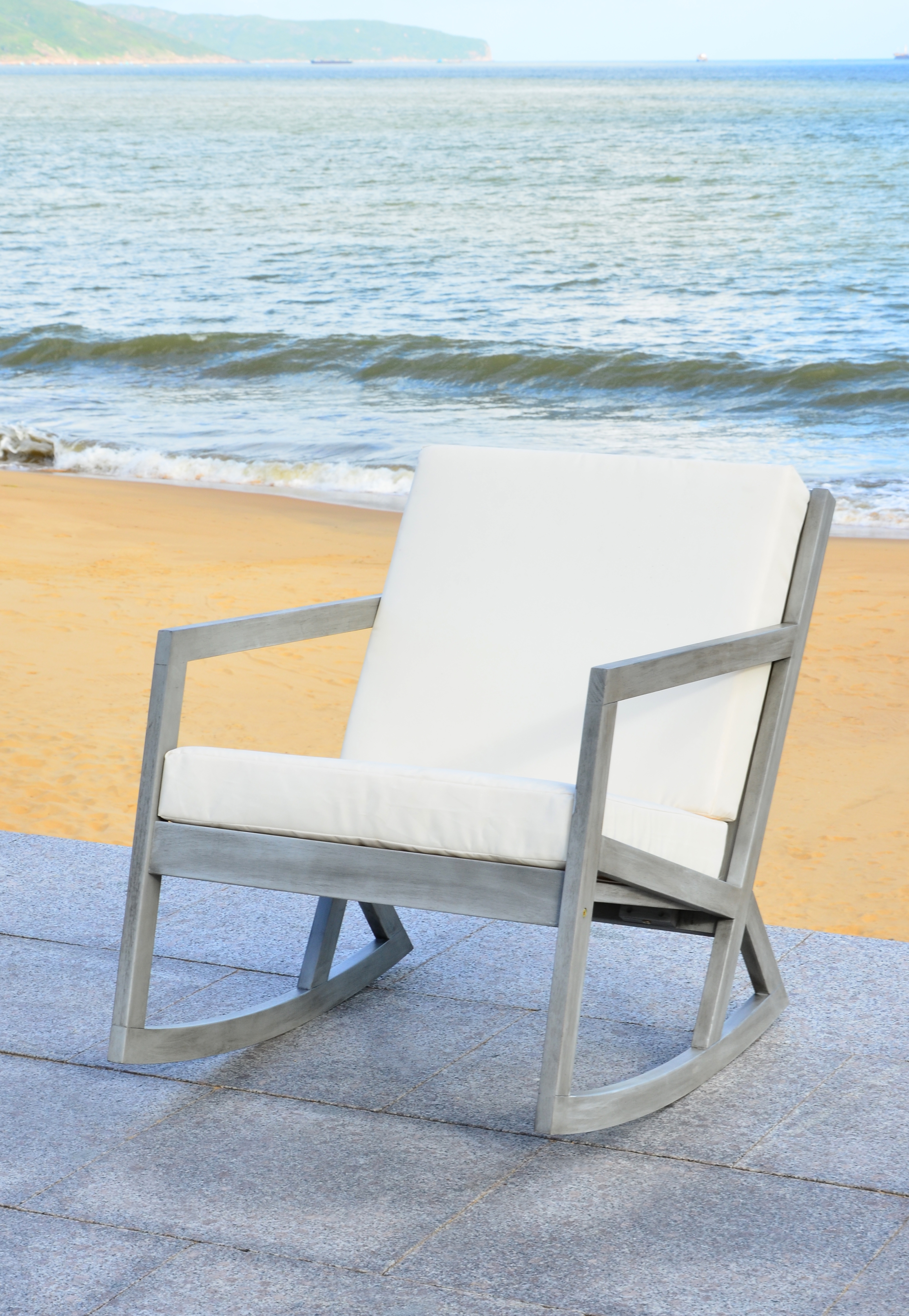 Vernon Rocking Chair - Grey/Beige - Arlo Home - Image 7