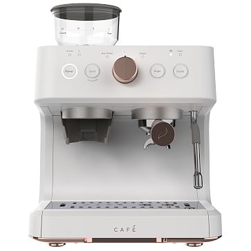 General Electric Cafe Manual Espresso Maker, Semi-Automatic, Silver - Image 2