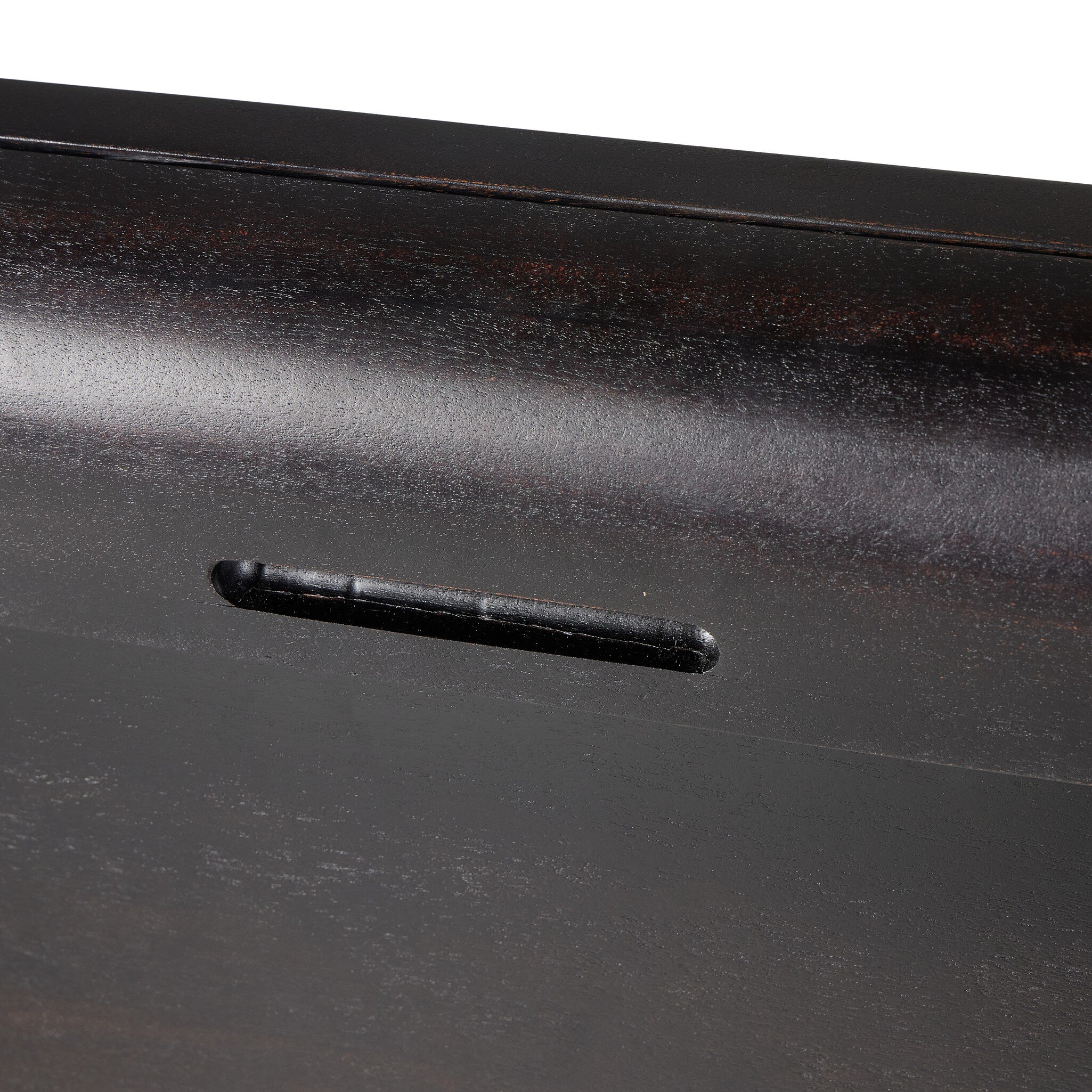 Lorik Desk - Worn Black Acacia - Image 2