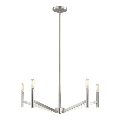 Alyworth 5 - Light Candle Style Classic / Traditional Chandelier - Image 0