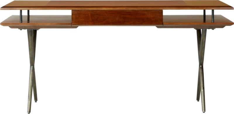 Jaxon Wood and Leather Desk - Image 2