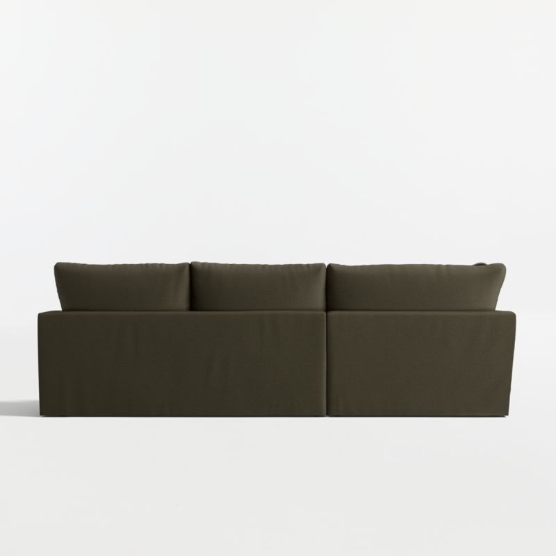 Lounge Deep 3-Piece L-Shaped Slipcovered Sectional Sofa - Image 1