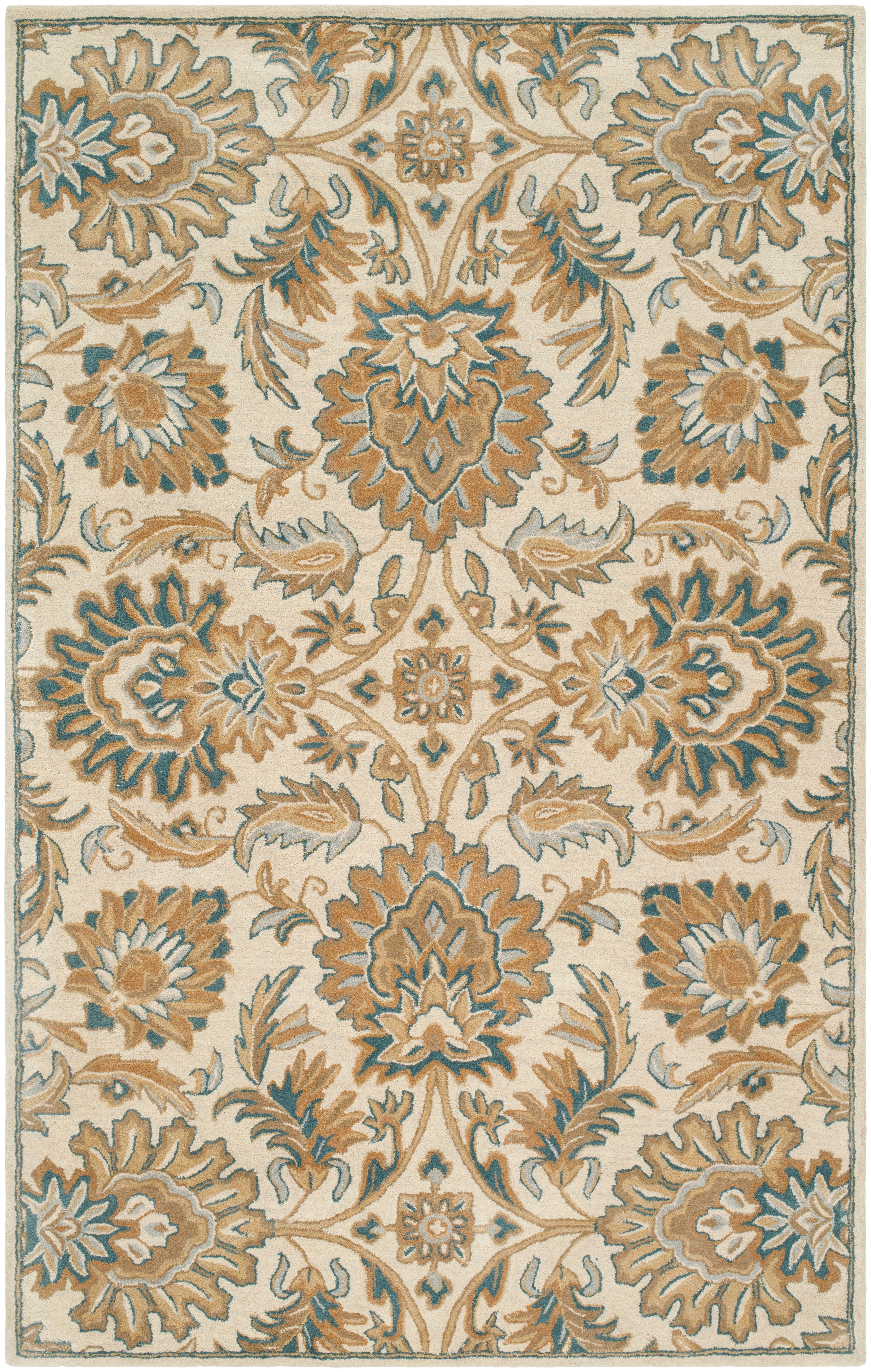 Caesar Beige Indoor 9' x 12' Handmade Rug - Image 0