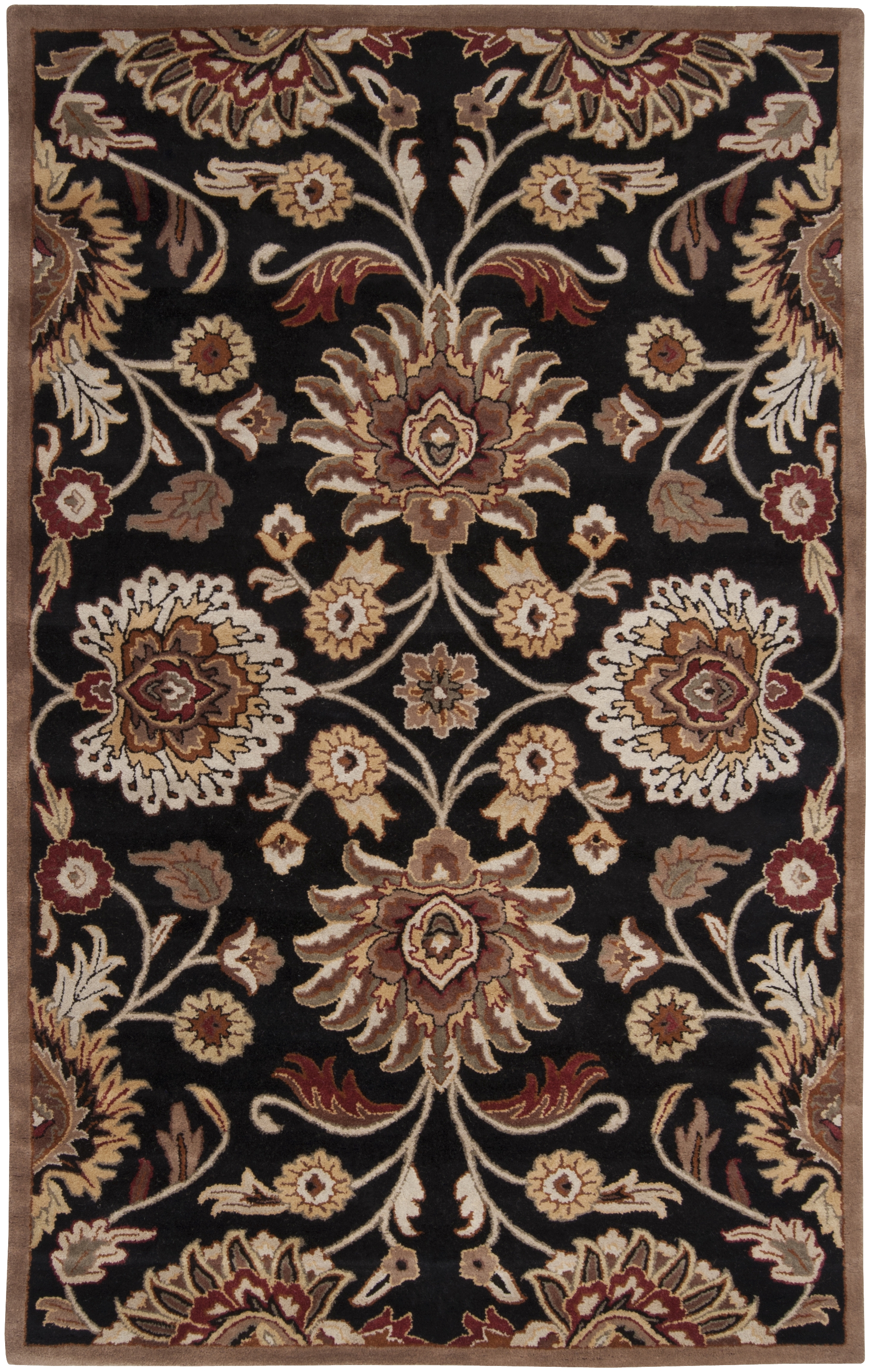 Caesar Brown Indoor 4' x 6' Handmade Rug - Image 0