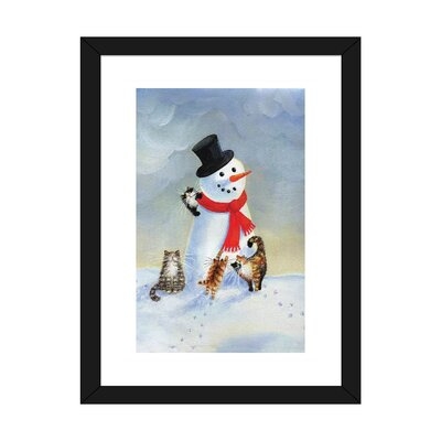 Snow Cats by Kim Haskins - Painting Print - Image 0