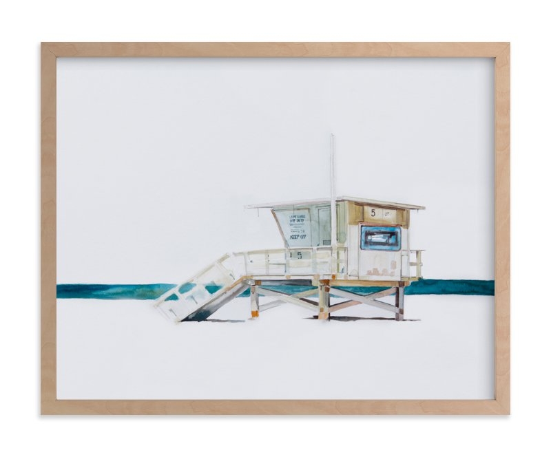 Hermosa Beach Lifeguard Tower Limited Edition Fine Art Print 1 - Image 0