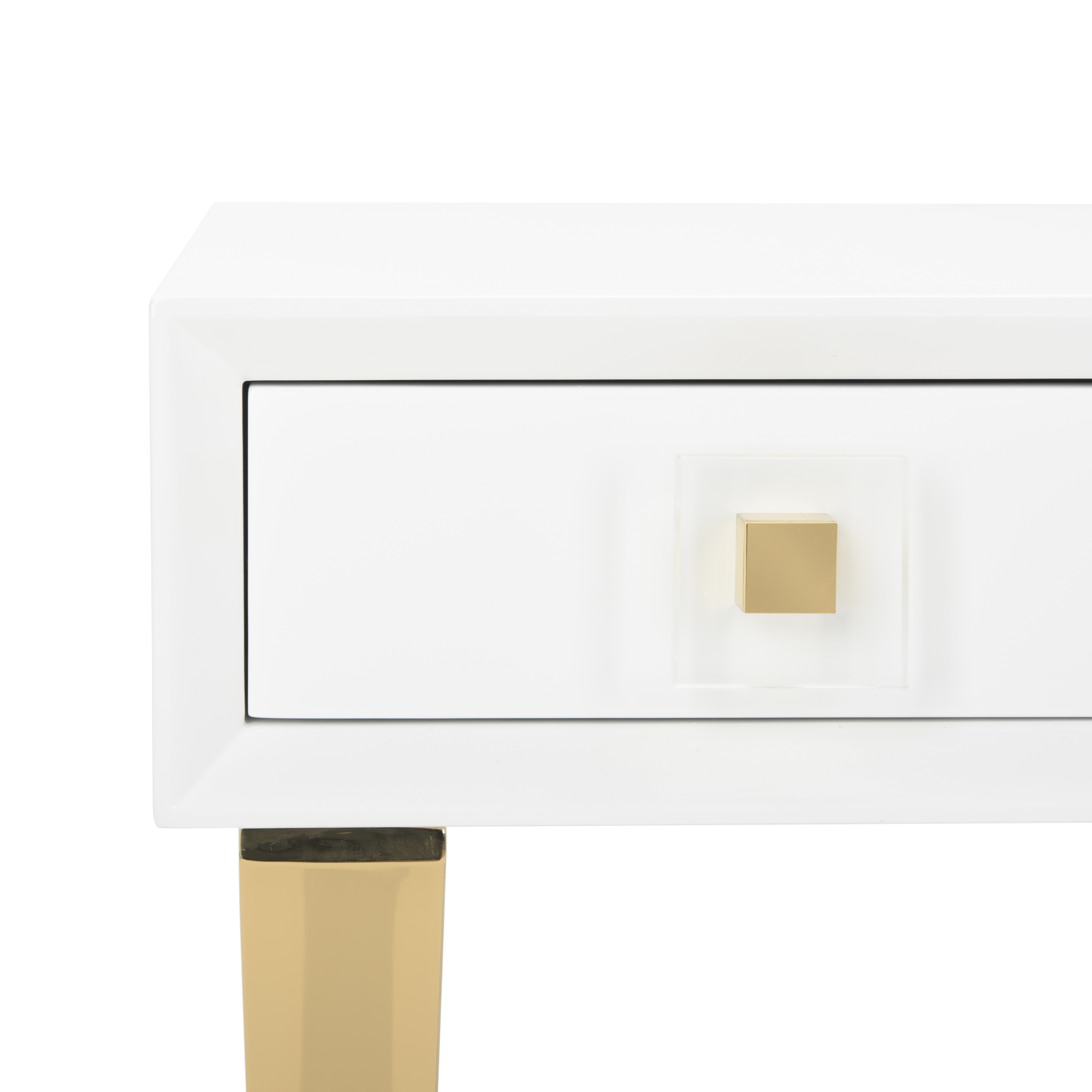 Yesenia Lacquer Vanity Table - White Lacquer - Safavieh - Image 4