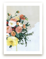 Peach And Yellow Peony Limited Edition Fine Art Print 2 - Image 0
