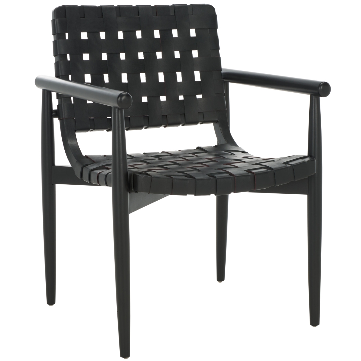 Dionne Accent Chair - Black - Safavieh - Image 6