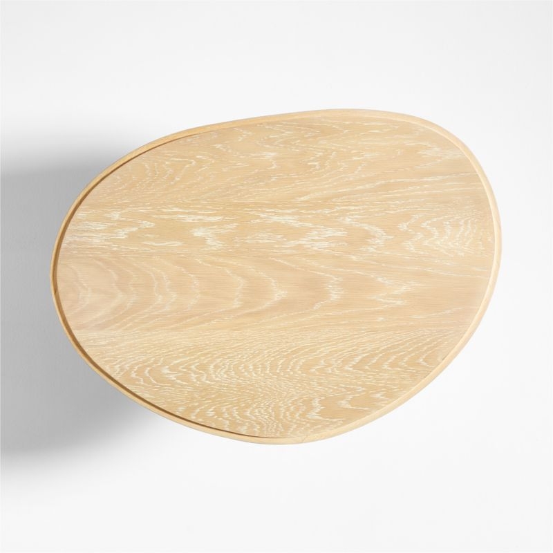 La Sal Natural Oak Wood End Tables, Set of 2 - Image 3
