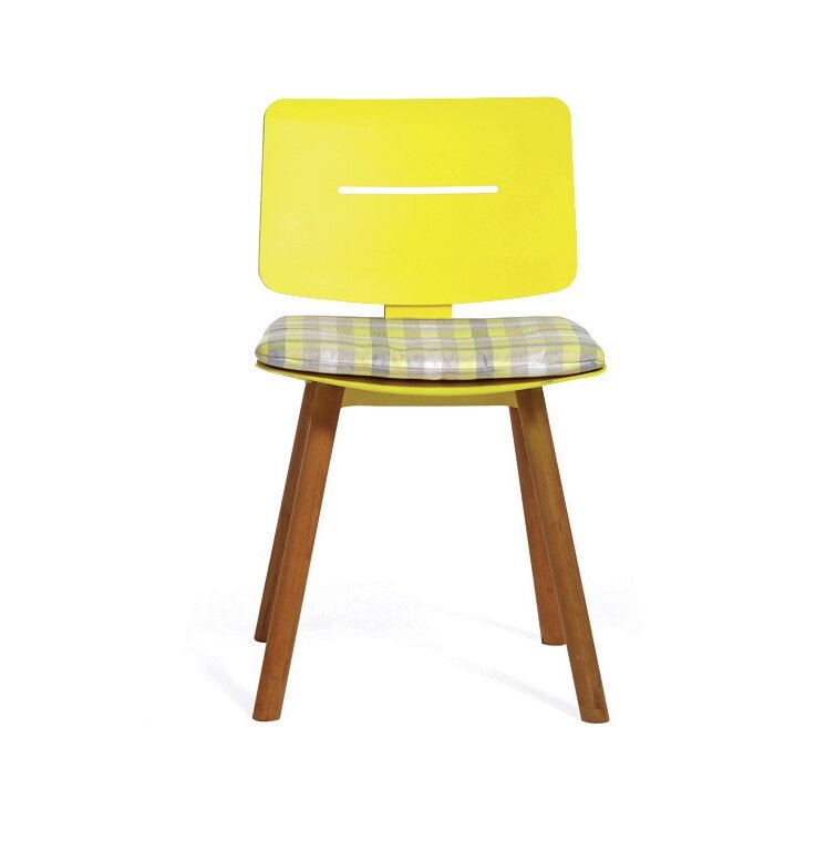 OASIQ COCO Dining Chair Cushion Fabric: MAC LEMON - Image 0
