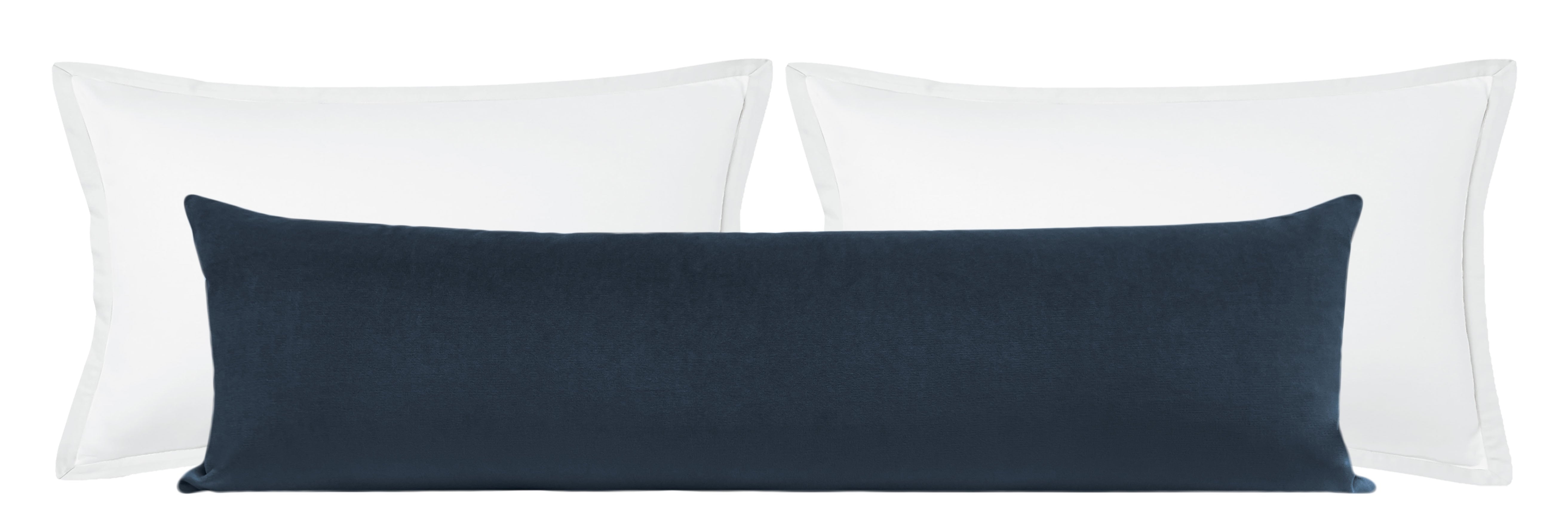 THE XL LUMBAR :: SOCIETY VELVET // PRUSSIAN BLUE - 14" X 48" - Image 2