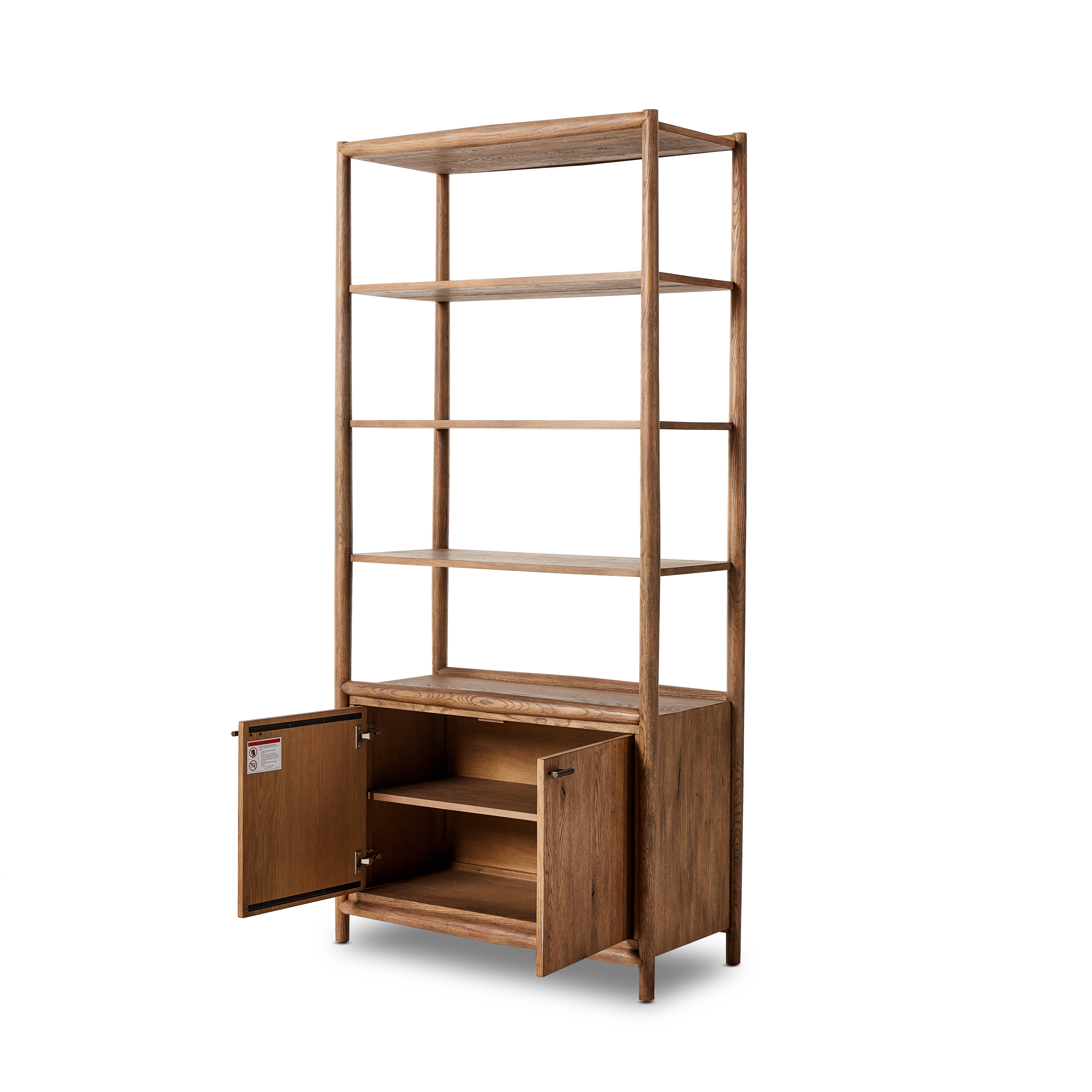 Glenview Bookcase - Weathered Oak - Image 4
