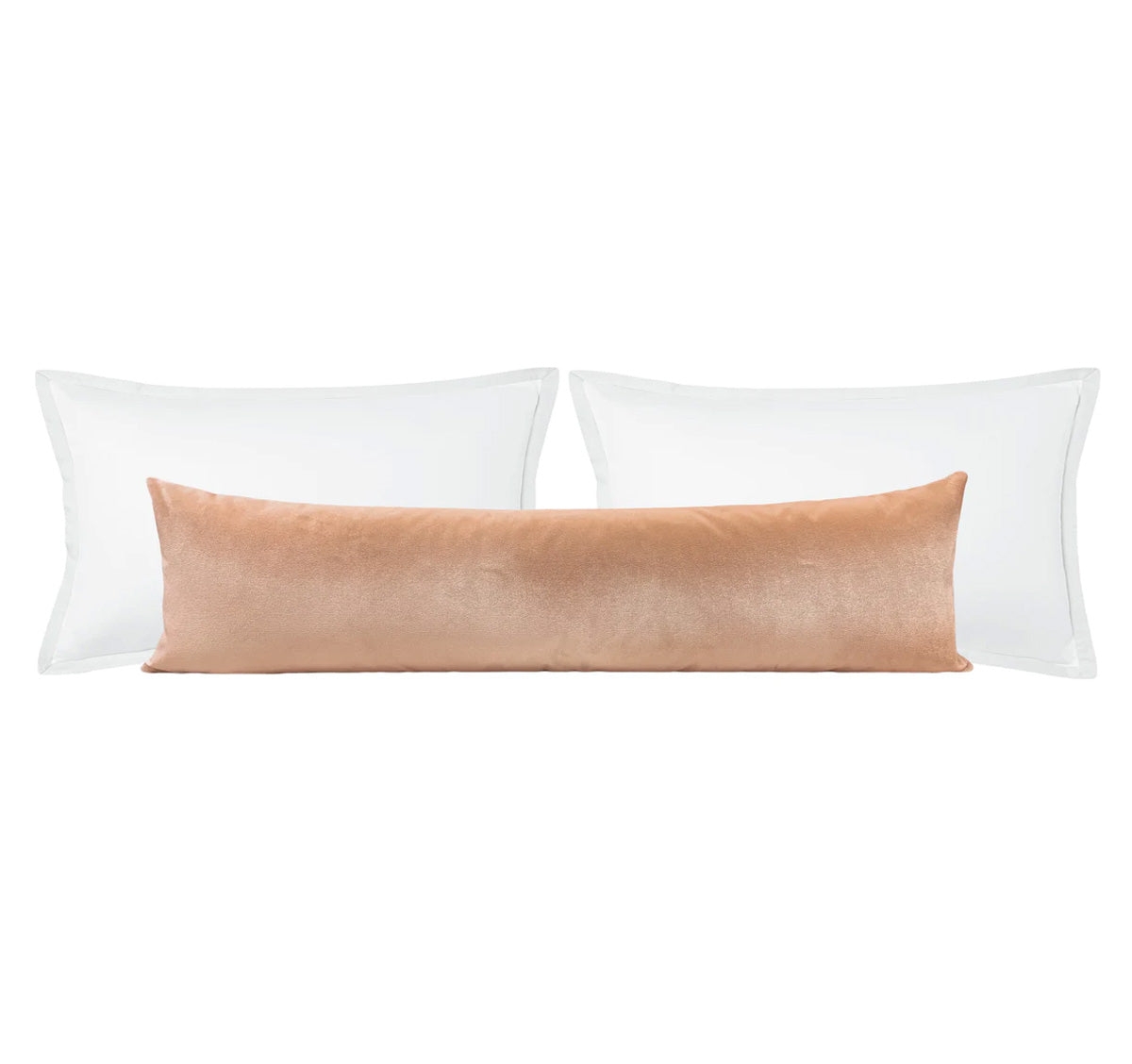 THE XL LUMBAR :: VENETIAN VELVET // BLUSH - BY THE YARD - Image 0