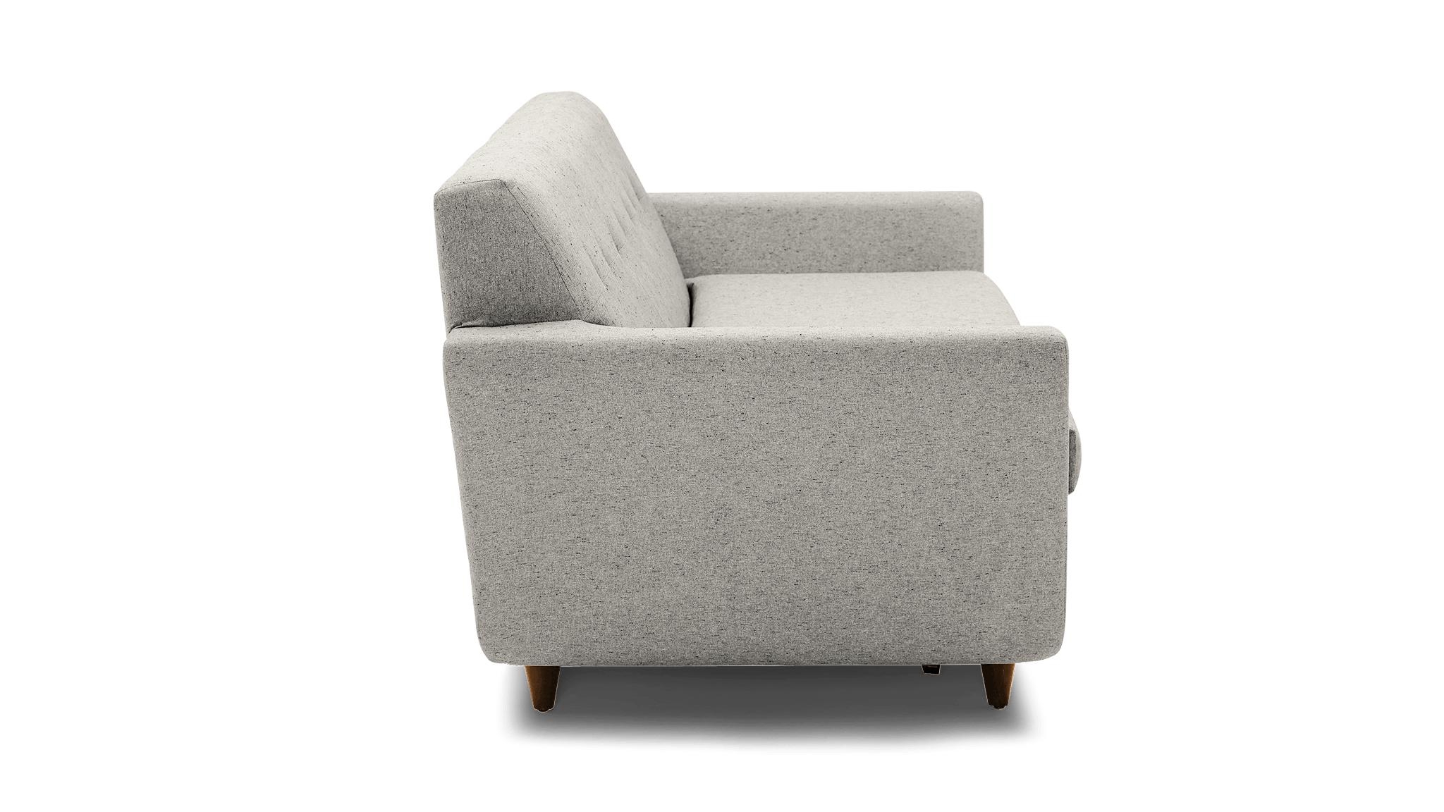 Gray Hughes Mid Century Modern Sleeper Sofa - Bloke Cotton - Mocha - Image 2