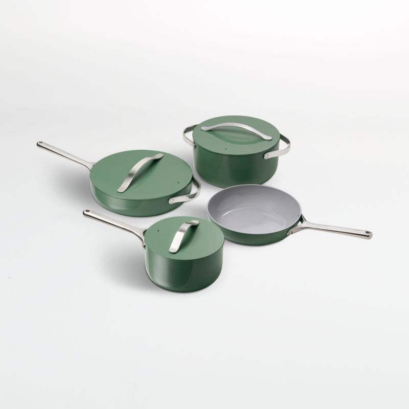 Caraway ® Sage Ceramic Non-Stick 12-Piece Cookware Set - Image 2