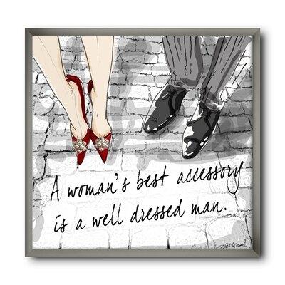 'Best Accessory' - Picture Frame Print on Canvas - Image 0