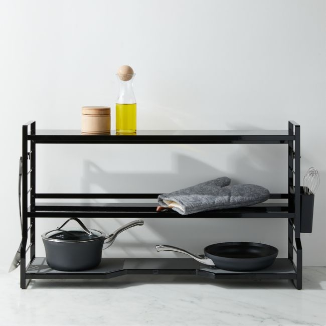 Yamazaki Tower Black Stove Rack - Image 0