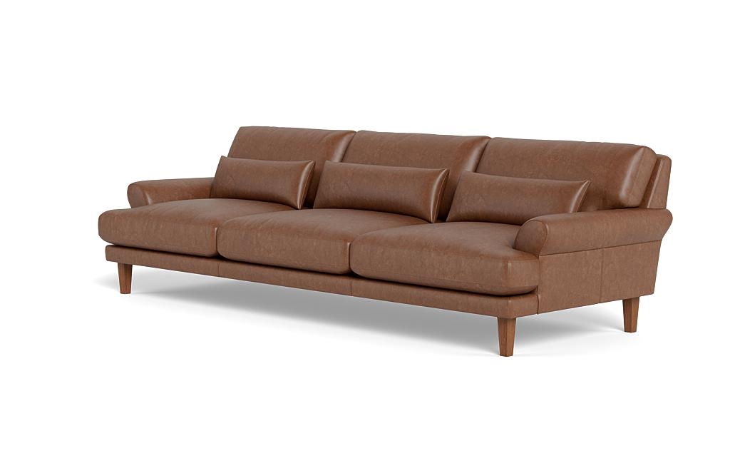 Maxwell Leather 3-Seat Sofa by Apartment Therapy - Image 2
