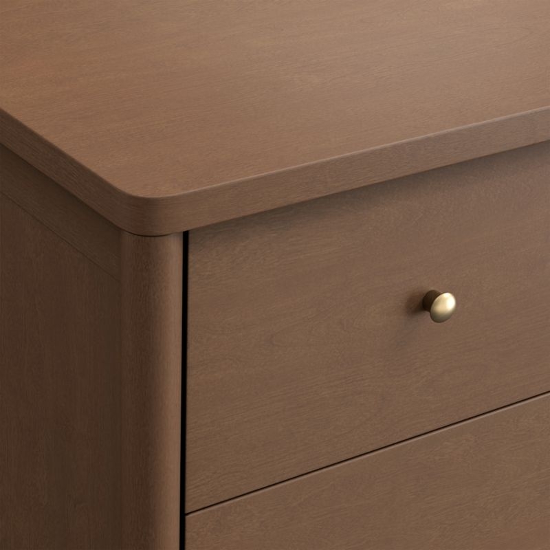 Hampshire Natural Brown Wood Tall 7-Drawer Kids Dresser - Image 1