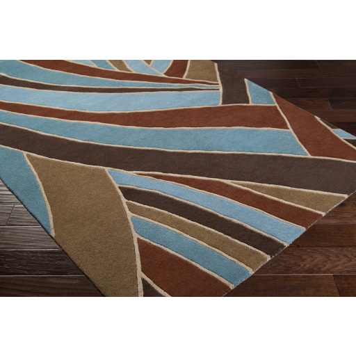 Forum Brown Indoor 8' x 8' Handmade Rug - Image 2